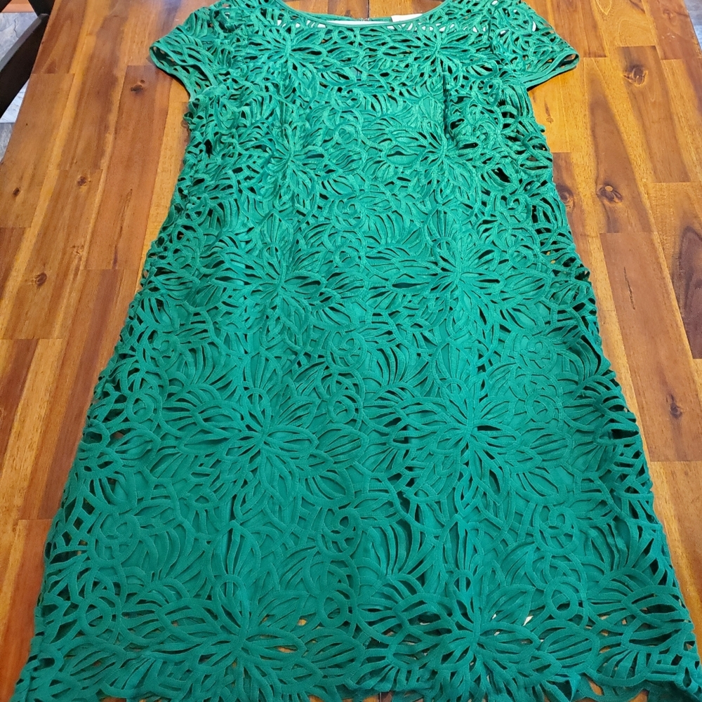 Milly Green Lace Mini